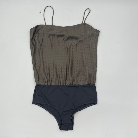 NWT - Current Air Star Silk Cami Bodysuit in Night Taupe - Size Small - Picture 2 of 11